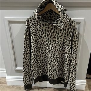 Leopard Print Men's Sweater